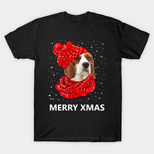 Beagle Merry Xmas T-Shirt